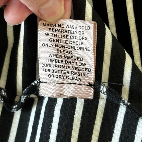 Philosophy 3/4 Sleeve Cropped Jacket - Black/White Petite S - Picture 8 of 8